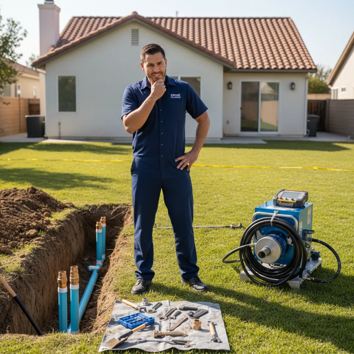 Trench and trenchless sewer repair methods compared